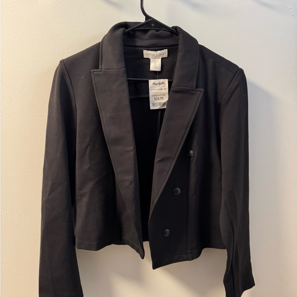 Cynthia Rowley Black Blazer